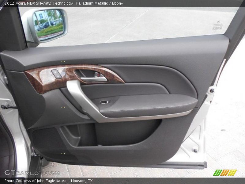 Palladium Metallic / Ebony 2012 Acura MDX SH-AWD Technology