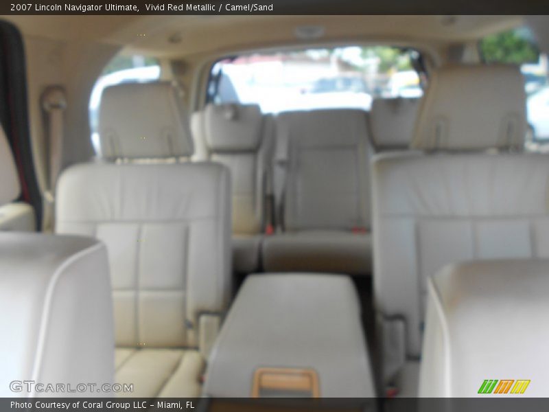 Vivid Red Metallic / Camel/Sand 2007 Lincoln Navigator Ultimate