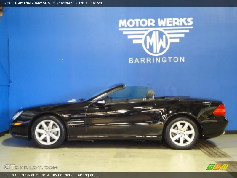 Black / Charcoal 2003 Mercedes-Benz SL 500 Roadster