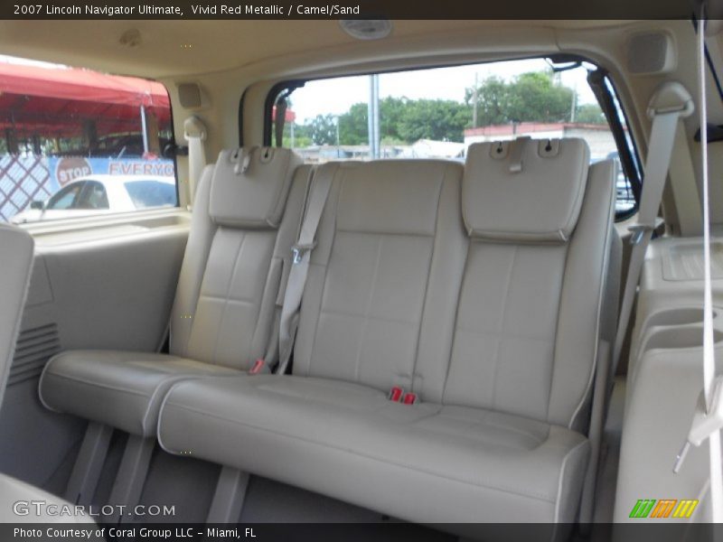 Vivid Red Metallic / Camel/Sand 2007 Lincoln Navigator Ultimate