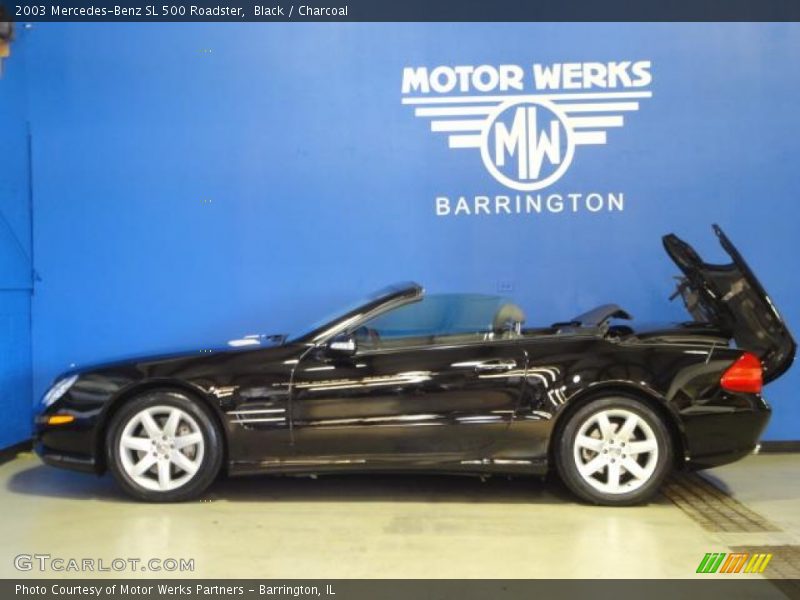 Black / Charcoal 2003 Mercedes-Benz SL 500 Roadster