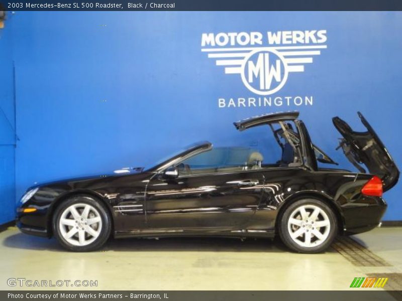 Black / Charcoal 2003 Mercedes-Benz SL 500 Roadster