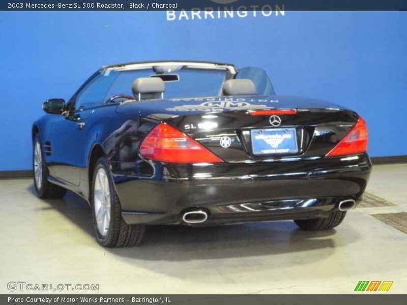 Black / Charcoal 2003 Mercedes-Benz SL 500 Roadster