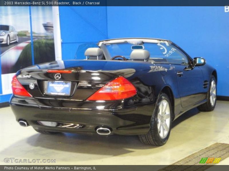 Black / Charcoal 2003 Mercedes-Benz SL 500 Roadster