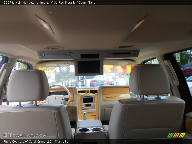 Vivid Red Metallic / Camel/Sand 2007 Lincoln Navigator Ultimate