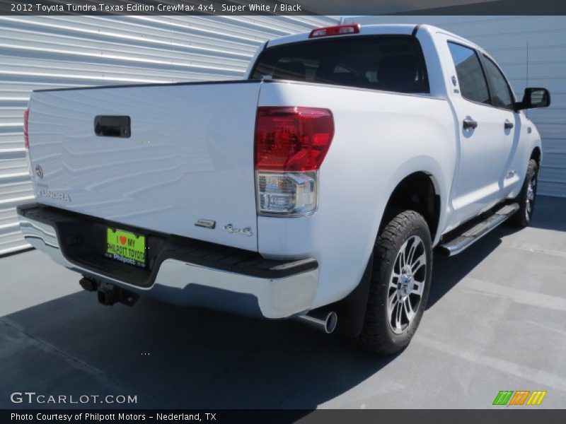 Super White / Black 2012 Toyota Tundra Texas Edition CrewMax 4x4