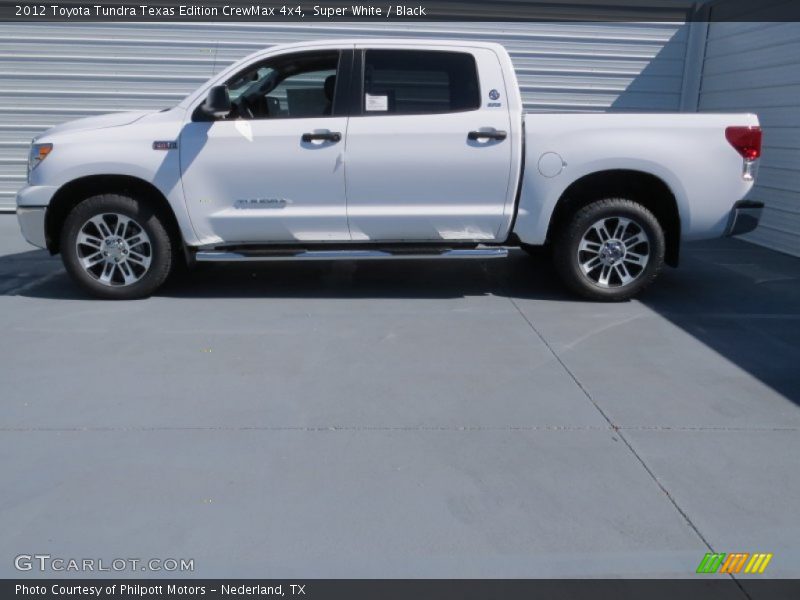 Super White / Black 2012 Toyota Tundra Texas Edition CrewMax 4x4