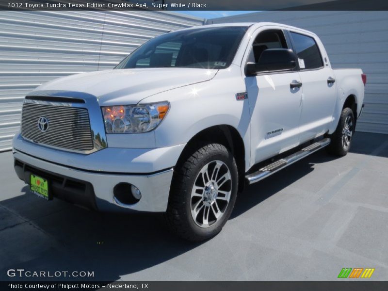 Super White / Black 2012 Toyota Tundra Texas Edition CrewMax 4x4