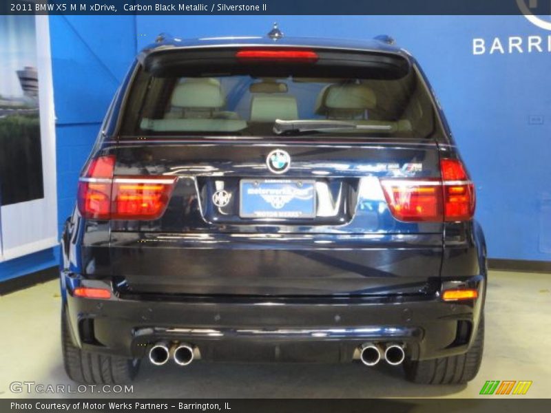 Carbon Black Metallic / Silverstone II 2011 BMW X5 M M xDrive