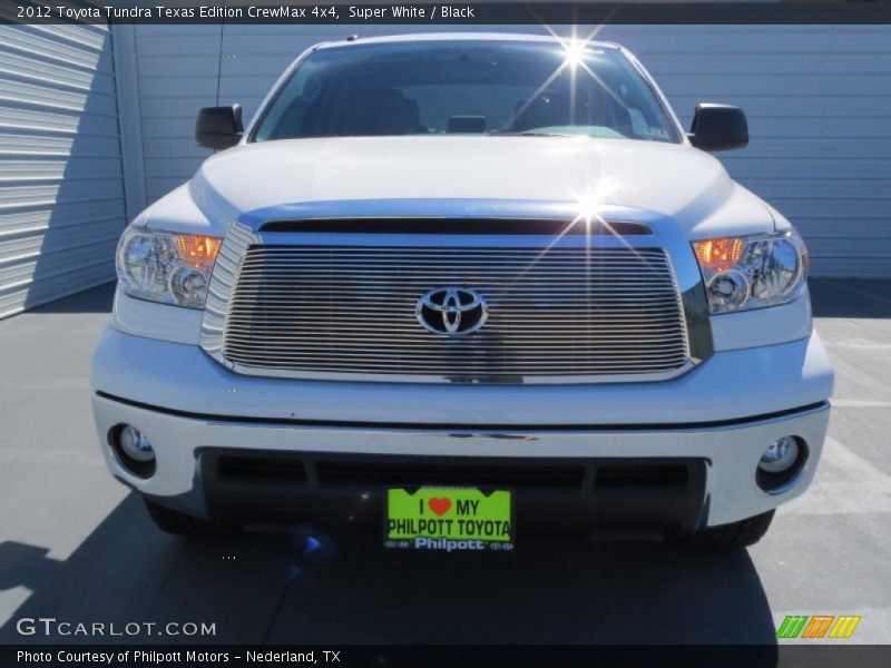 Super White / Black 2012 Toyota Tundra Texas Edition CrewMax 4x4