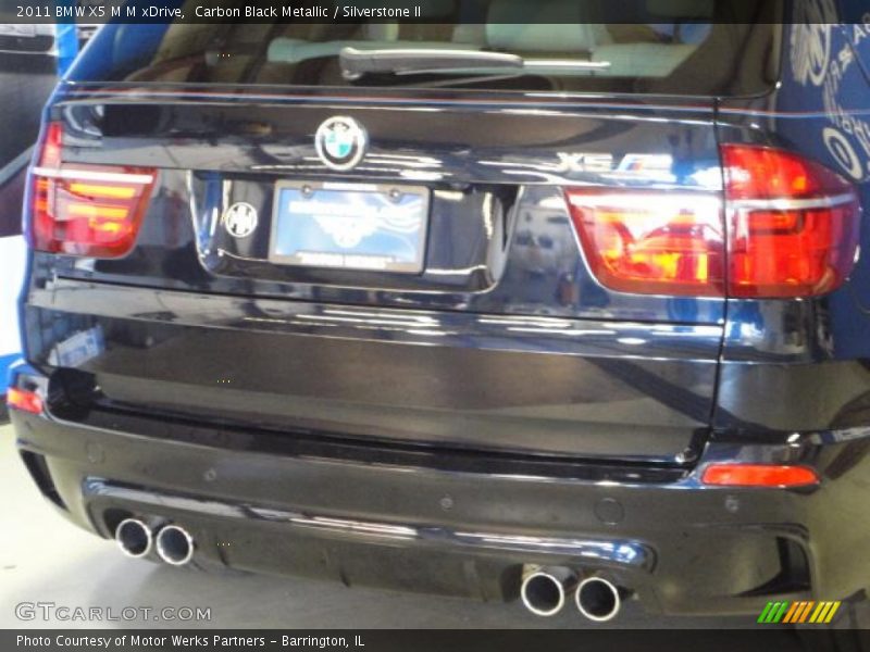 Carbon Black Metallic / Silverstone II 2011 BMW X5 M M xDrive