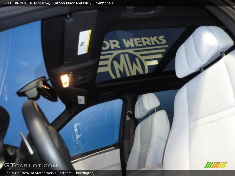 Carbon Black Metallic / Silverstone II 2011 BMW X5 M M xDrive