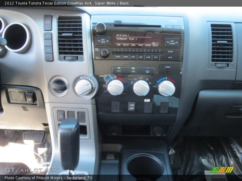 Super White / Black 2012 Toyota Tundra Texas Edition CrewMax 4x4
