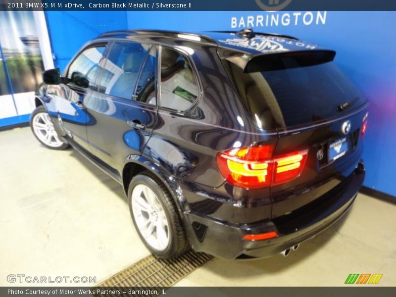 Carbon Black Metallic / Silverstone II 2011 BMW X5 M M xDrive