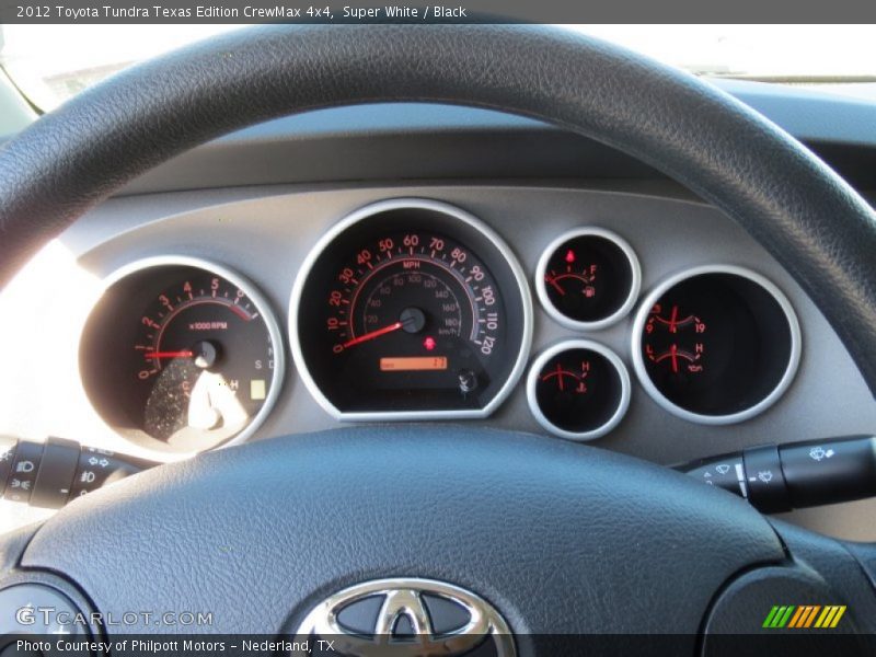 Super White / Black 2012 Toyota Tundra Texas Edition CrewMax 4x4