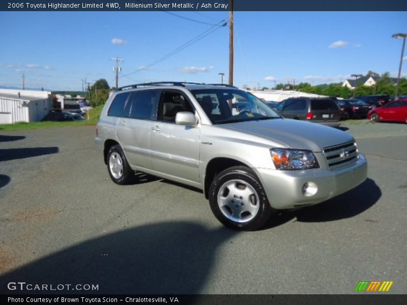 Millenium Silver Metallic / Ash Gray 2006 Toyota Highlander Limited 4WD