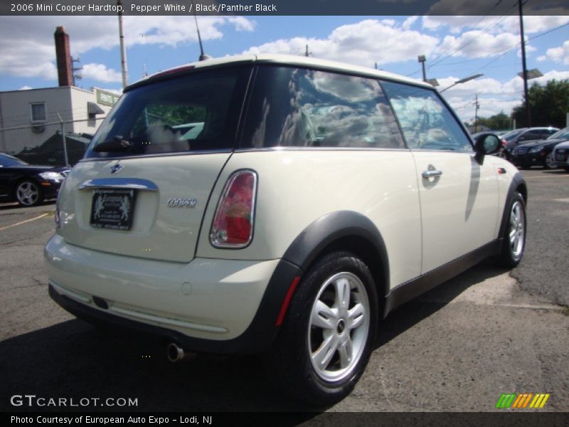 Pepper White / Black/Panther Black 2006 Mini Cooper Hardtop