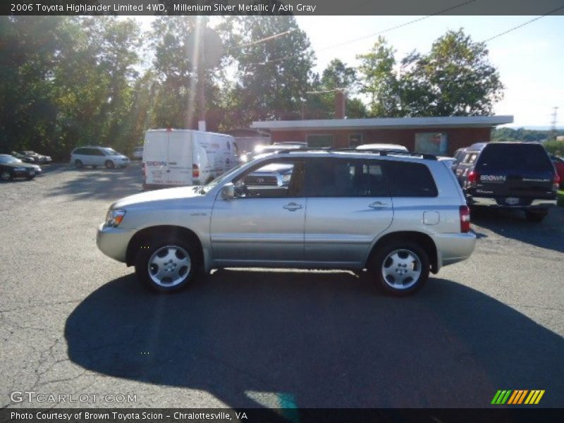 Millenium Silver Metallic / Ash Gray 2006 Toyota Highlander Limited 4WD