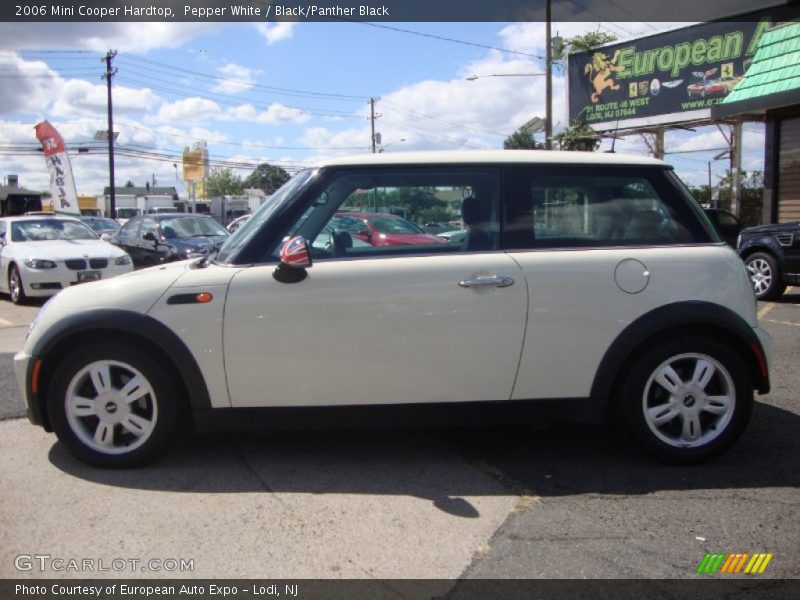Pepper White / Black/Panther Black 2006 Mini Cooper Hardtop