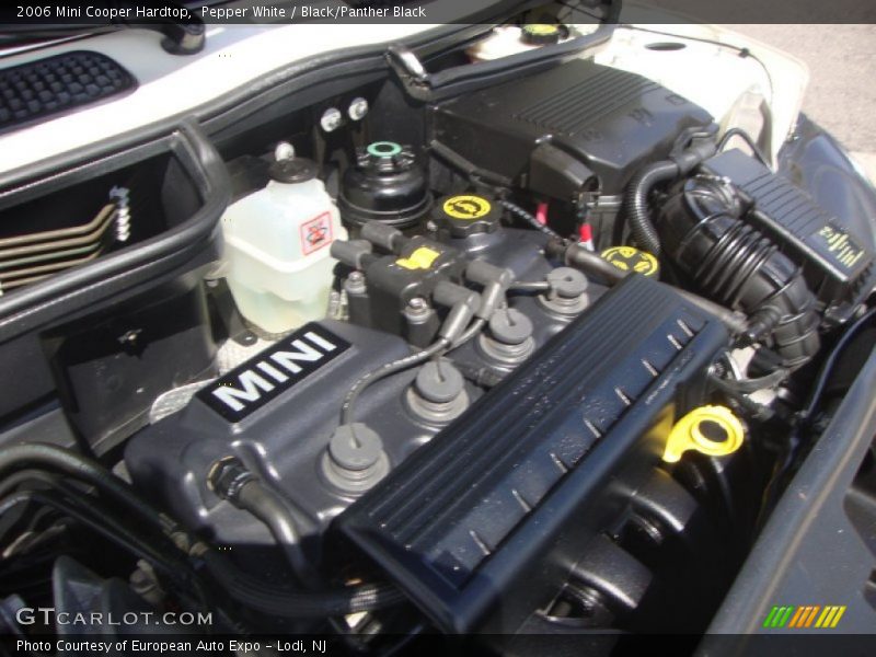 Pepper White / Black/Panther Black 2006 Mini Cooper Hardtop