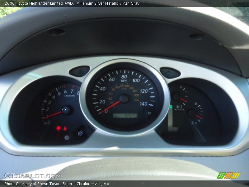 Millenium Silver Metallic / Ash Gray 2006 Toyota Highlander Limited 4WD