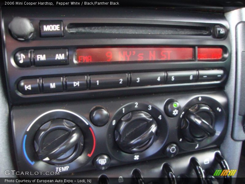 Pepper White / Black/Panther Black 2006 Mini Cooper Hardtop