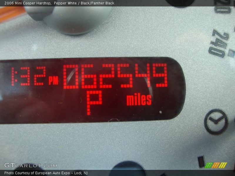 Pepper White / Black/Panther Black 2006 Mini Cooper Hardtop