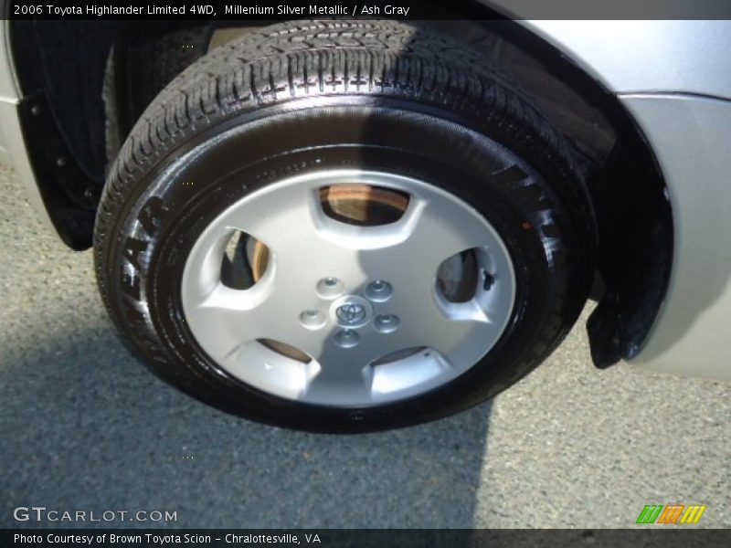Millenium Silver Metallic / Ash Gray 2006 Toyota Highlander Limited 4WD