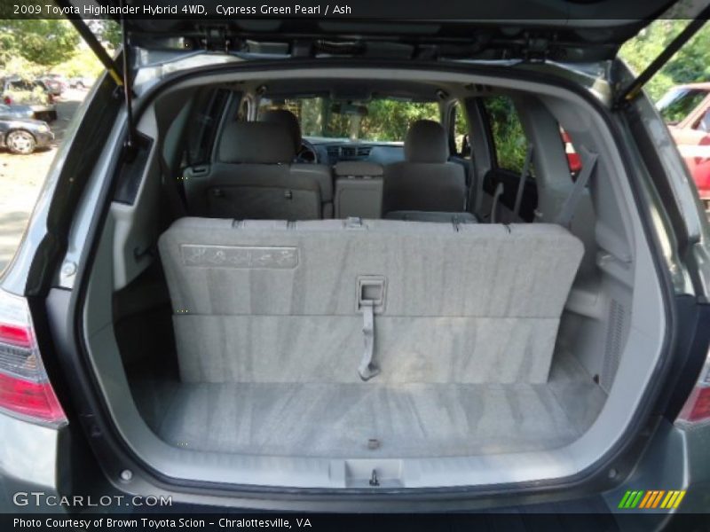 Cypress Green Pearl / Ash 2009 Toyota Highlander Hybrid 4WD
