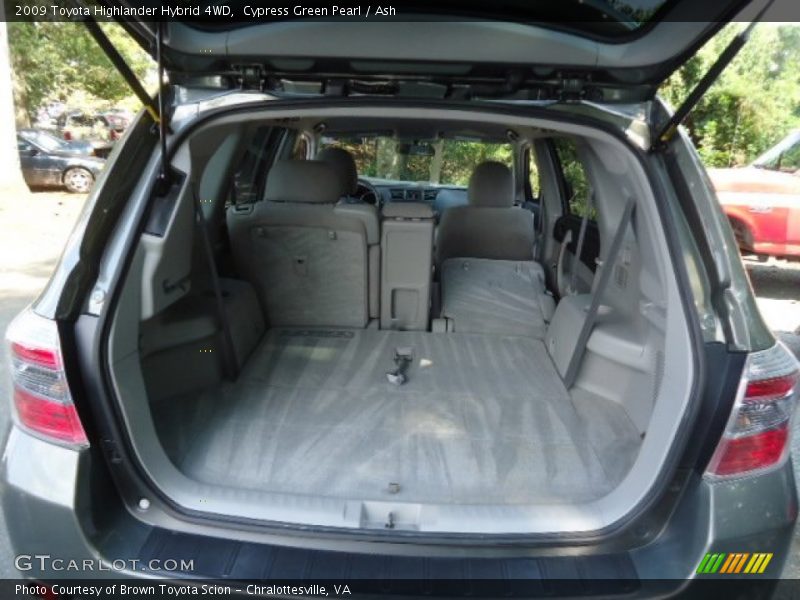 Cypress Green Pearl / Ash 2009 Toyota Highlander Hybrid 4WD