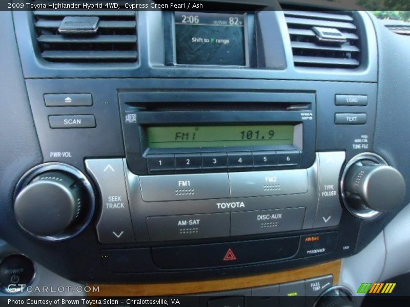 Cypress Green Pearl / Ash 2009 Toyota Highlander Hybrid 4WD