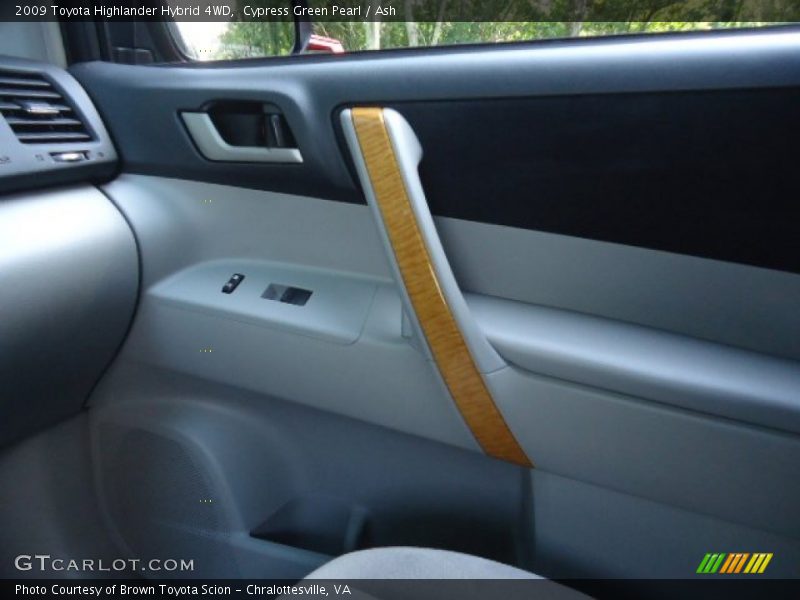 Cypress Green Pearl / Ash 2009 Toyota Highlander Hybrid 4WD