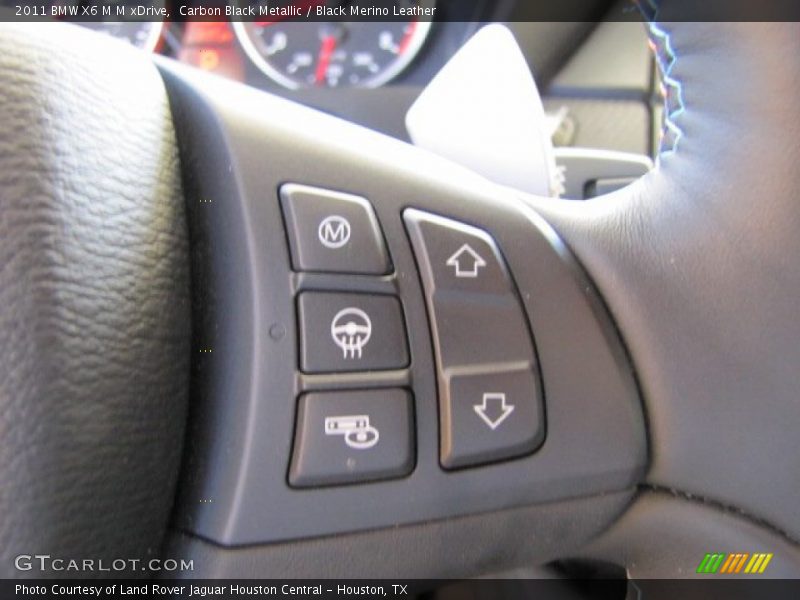 Carbon Black Metallic / Black Merino Leather 2011 BMW X6 M M xDrive