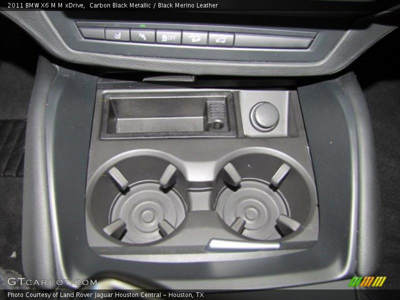 Carbon Black Metallic / Black Merino Leather 2011 BMW X6 M M xDrive