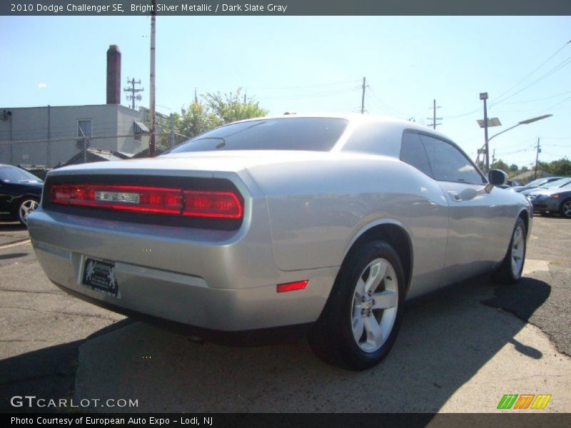 Bright Silver Metallic / Dark Slate Gray 2010 Dodge Challenger SE