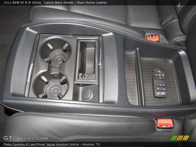 Carbon Black Metallic / Black Merino Leather 2011 BMW X6 M M xDrive