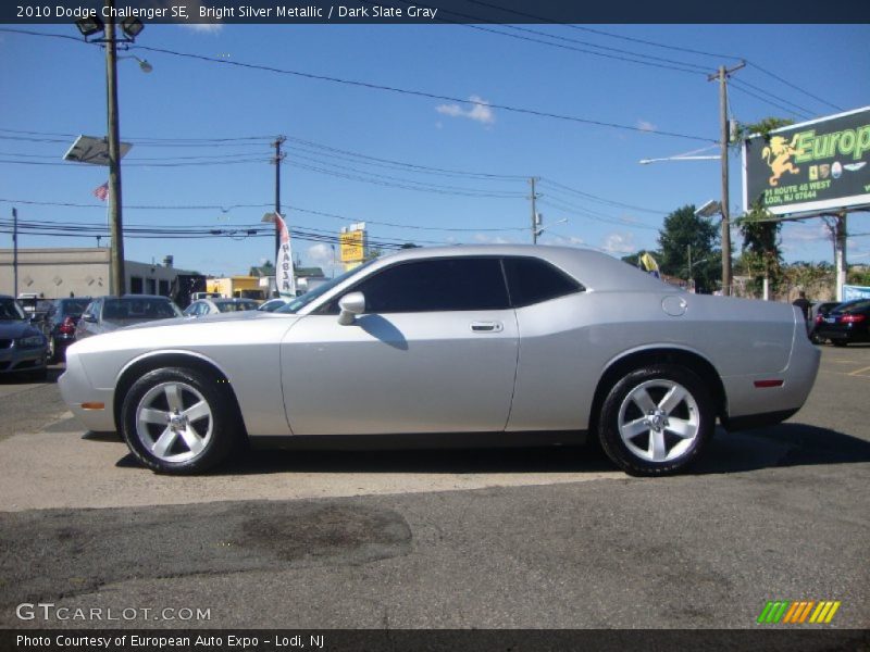 Bright Silver Metallic / Dark Slate Gray 2010 Dodge Challenger SE
