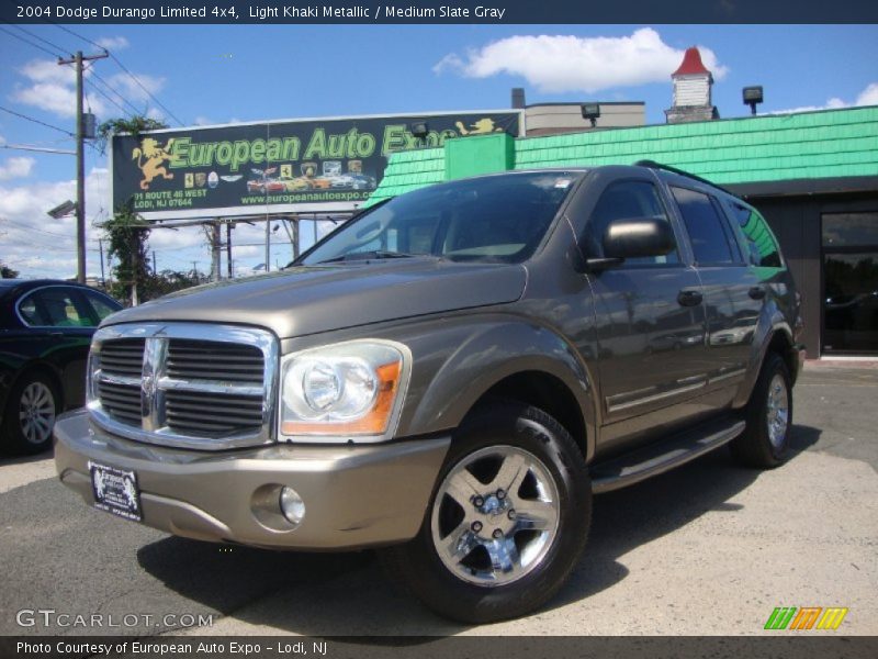 Light Khaki Metallic / Medium Slate Gray 2004 Dodge Durango Limited 4x4