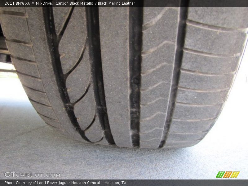 Carbon Black Metallic / Black Merino Leather 2011 BMW X6 M M xDrive