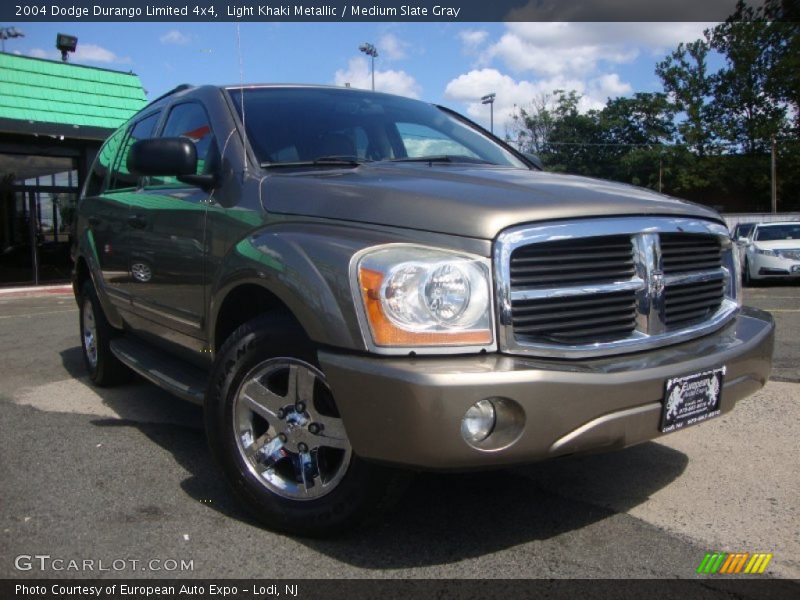 Light Khaki Metallic / Medium Slate Gray 2004 Dodge Durango Limited 4x4