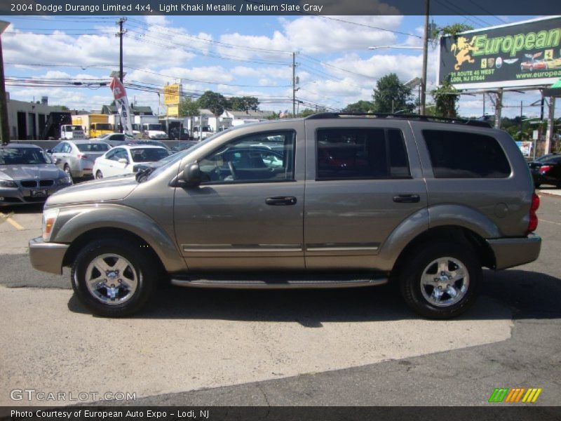 Light Khaki Metallic / Medium Slate Gray 2004 Dodge Durango Limited 4x4