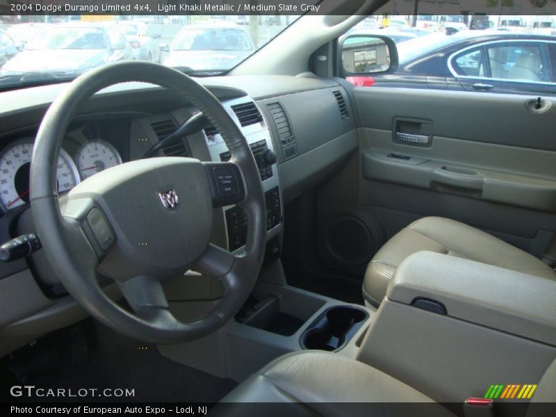 Light Khaki Metallic / Medium Slate Gray 2004 Dodge Durango Limited 4x4