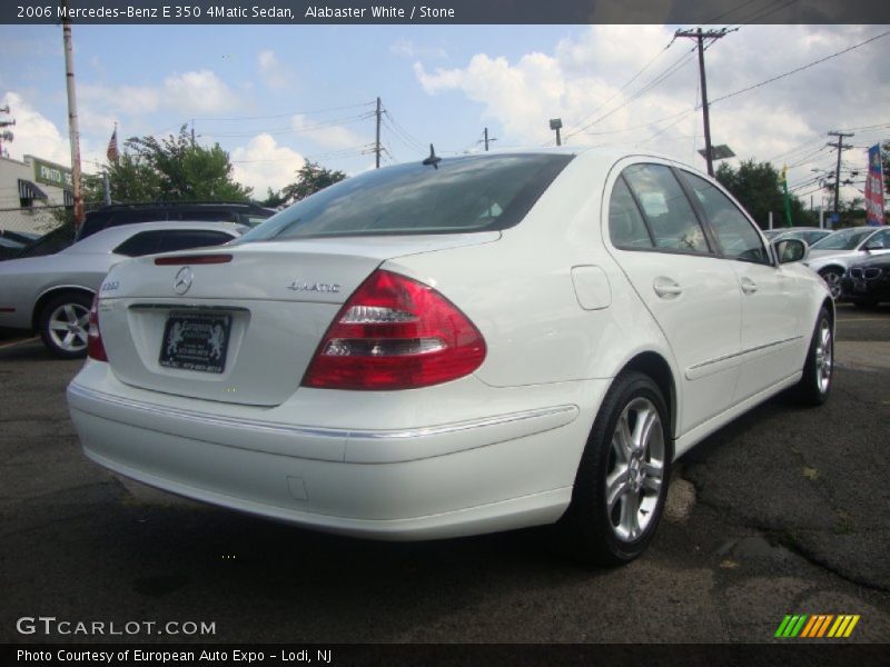Alabaster White / Stone 2006 Mercedes-Benz E 350 4Matic Sedan