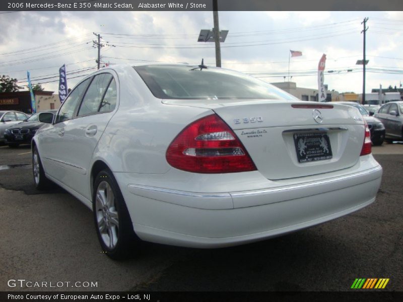 Alabaster White / Stone 2006 Mercedes-Benz E 350 4Matic Sedan