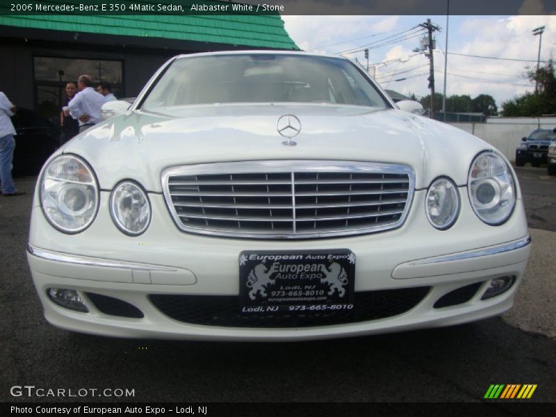 Alabaster White / Stone 2006 Mercedes-Benz E 350 4Matic Sedan