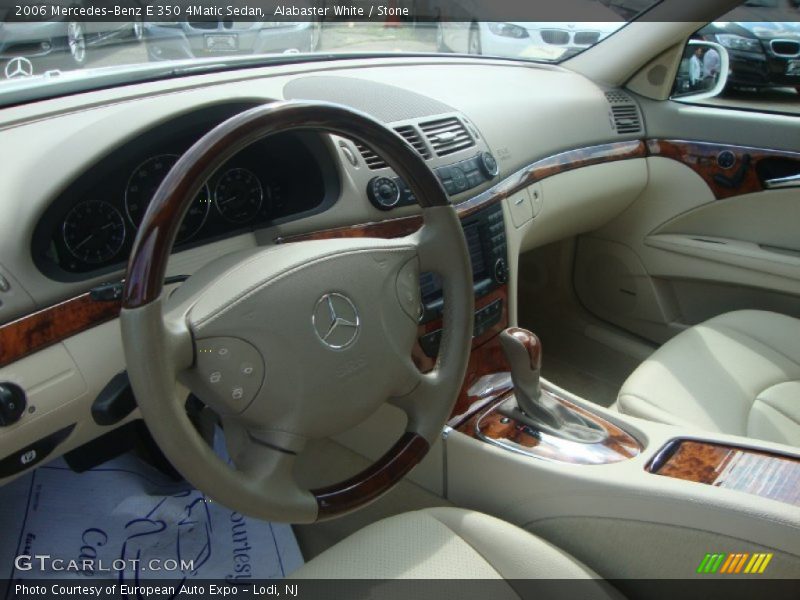 Alabaster White / Stone 2006 Mercedes-Benz E 350 4Matic Sedan