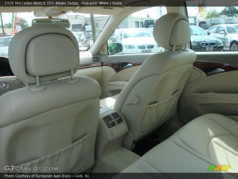 Alabaster White / Stone 2006 Mercedes-Benz E 350 4Matic Sedan