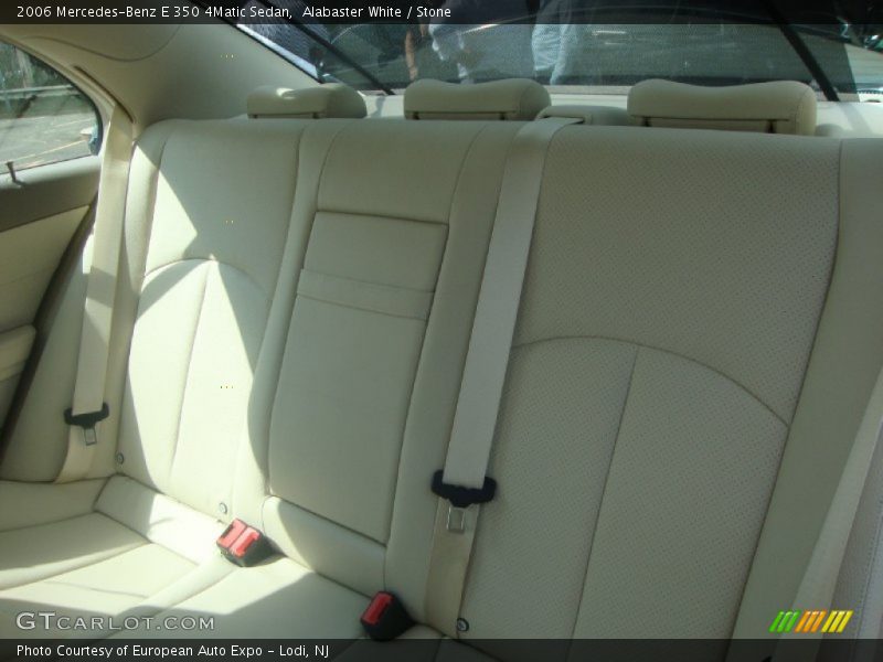 Alabaster White / Stone 2006 Mercedes-Benz E 350 4Matic Sedan