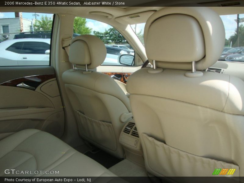 Alabaster White / Stone 2006 Mercedes-Benz E 350 4Matic Sedan