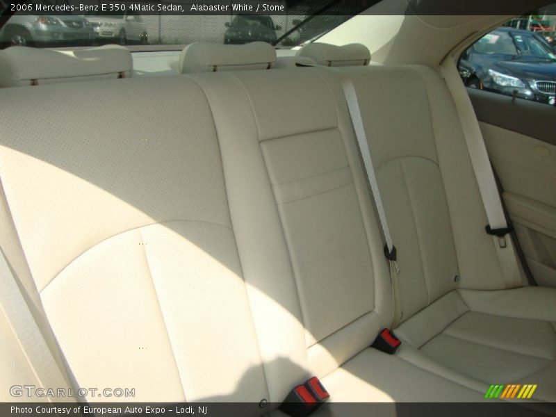 Alabaster White / Stone 2006 Mercedes-Benz E 350 4Matic Sedan